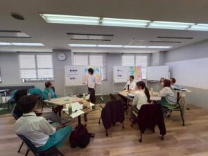 社員の発表の様子